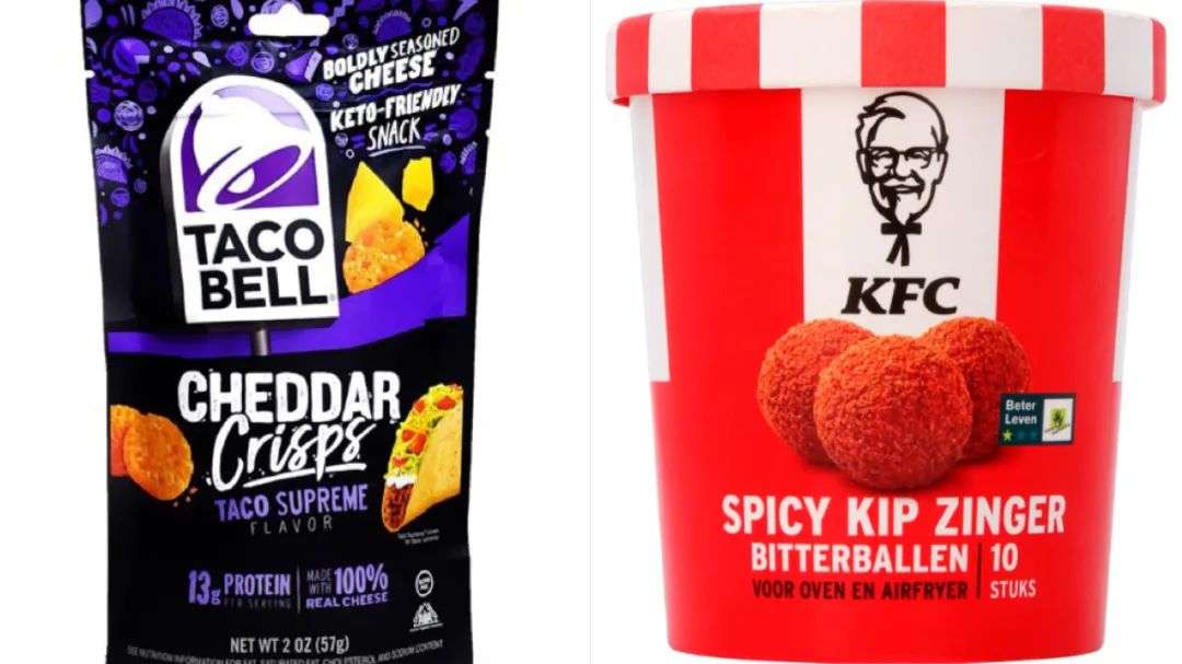 Taco Bell推出切達干酪薯片，KFC推出雞肉球 